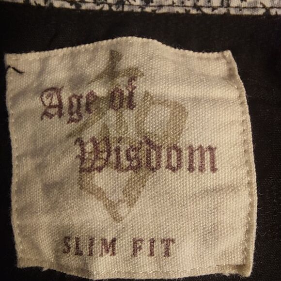 Womans Age Of Wisdom Long Sleeve Button Down Shirt - Picture 8 of 10